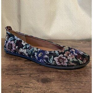 Gentle Souls Womens Dana Ballet Flat Sz 9.5 Floral Tapestry Slip On Comfort Shoe